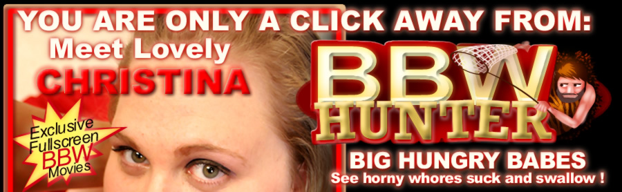 Fat blonde plumper gargantuan bbw Christina with large butt  